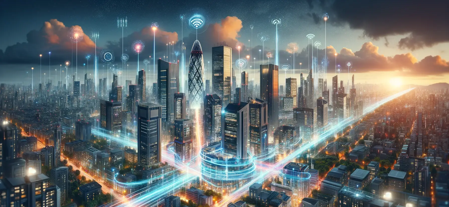 5G-Technologie in intelligenten Städten