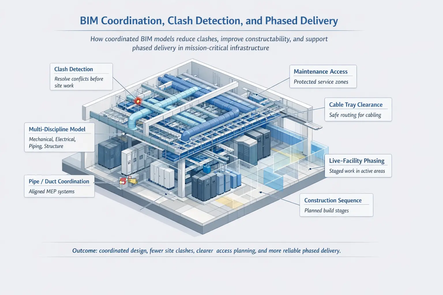 Coordinación BIM y detección de conflictos